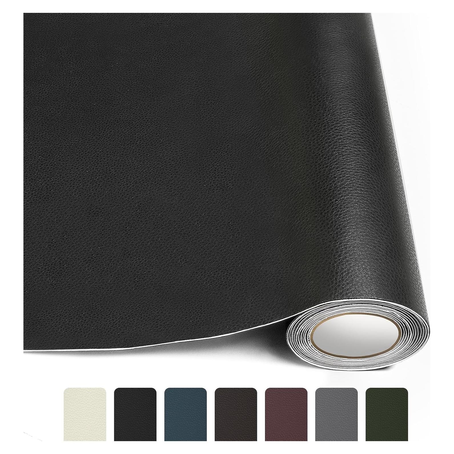 Kit Reparación Cuero CHEIGHY Autoadhesivo 1.98m Negro