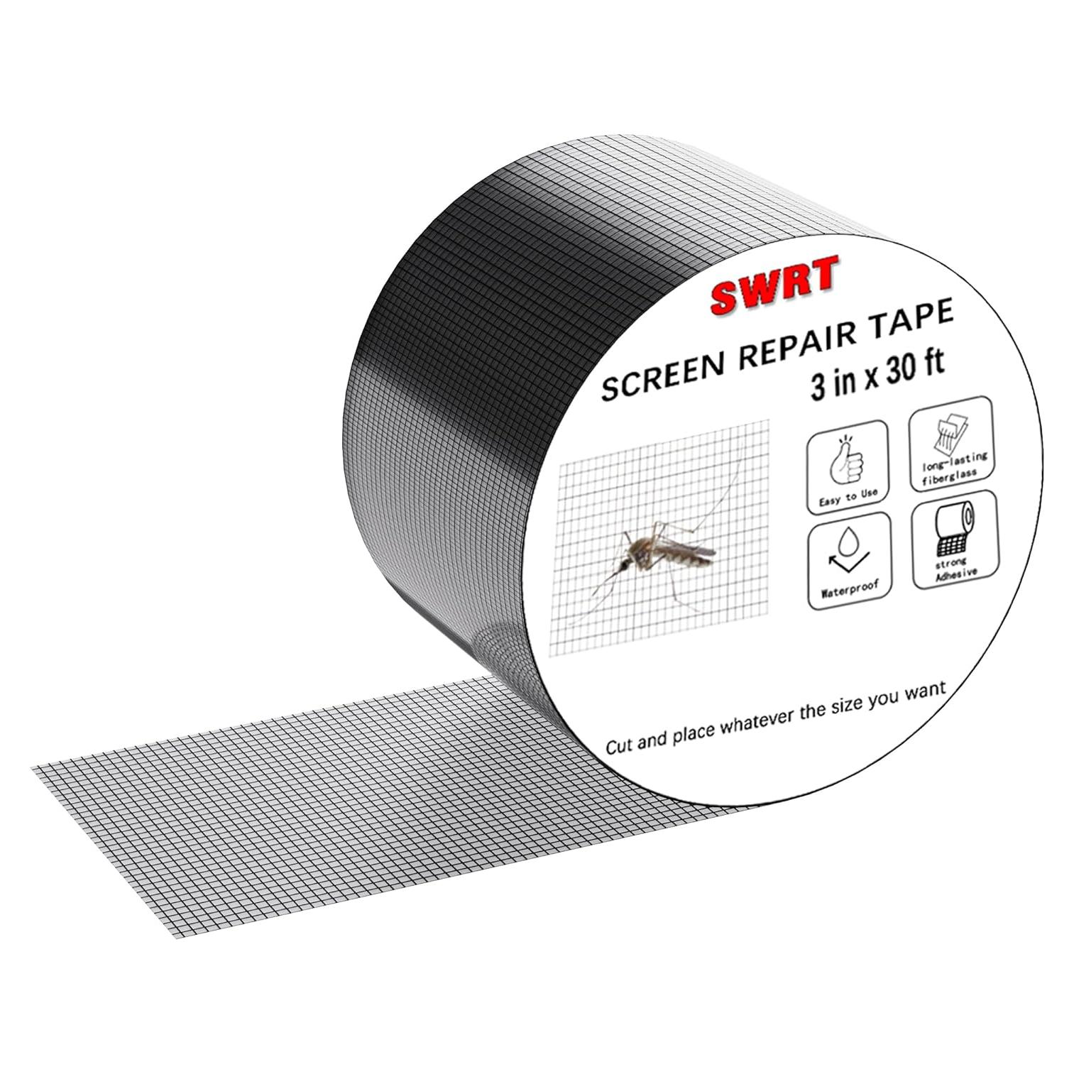 Cinta de Reparación de Pantallas SWRT 7,62 cm x 9,14 m Negra