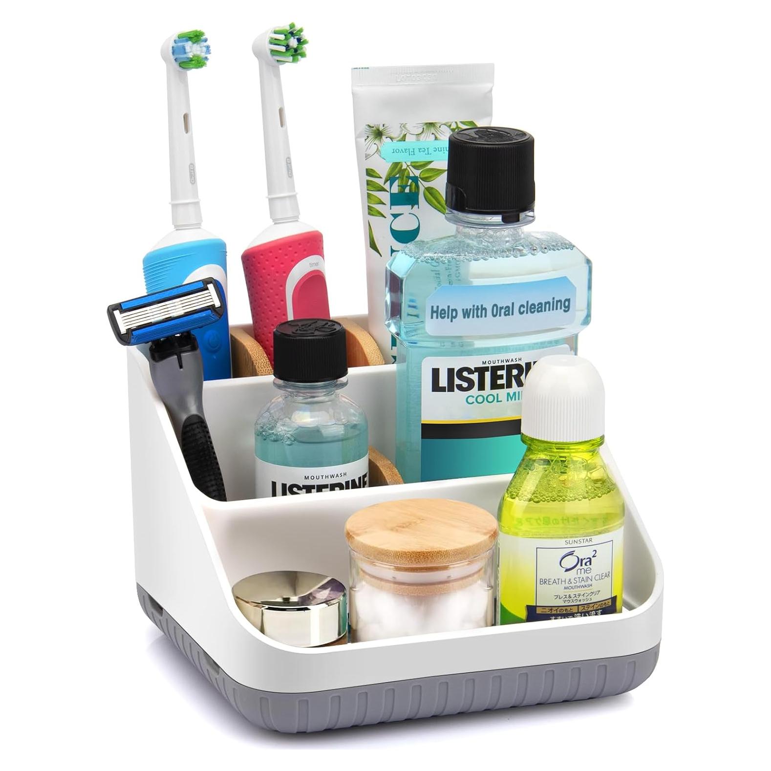 Soporte para Cepillos de Dientes Chintu Blanco 6 Ranuras