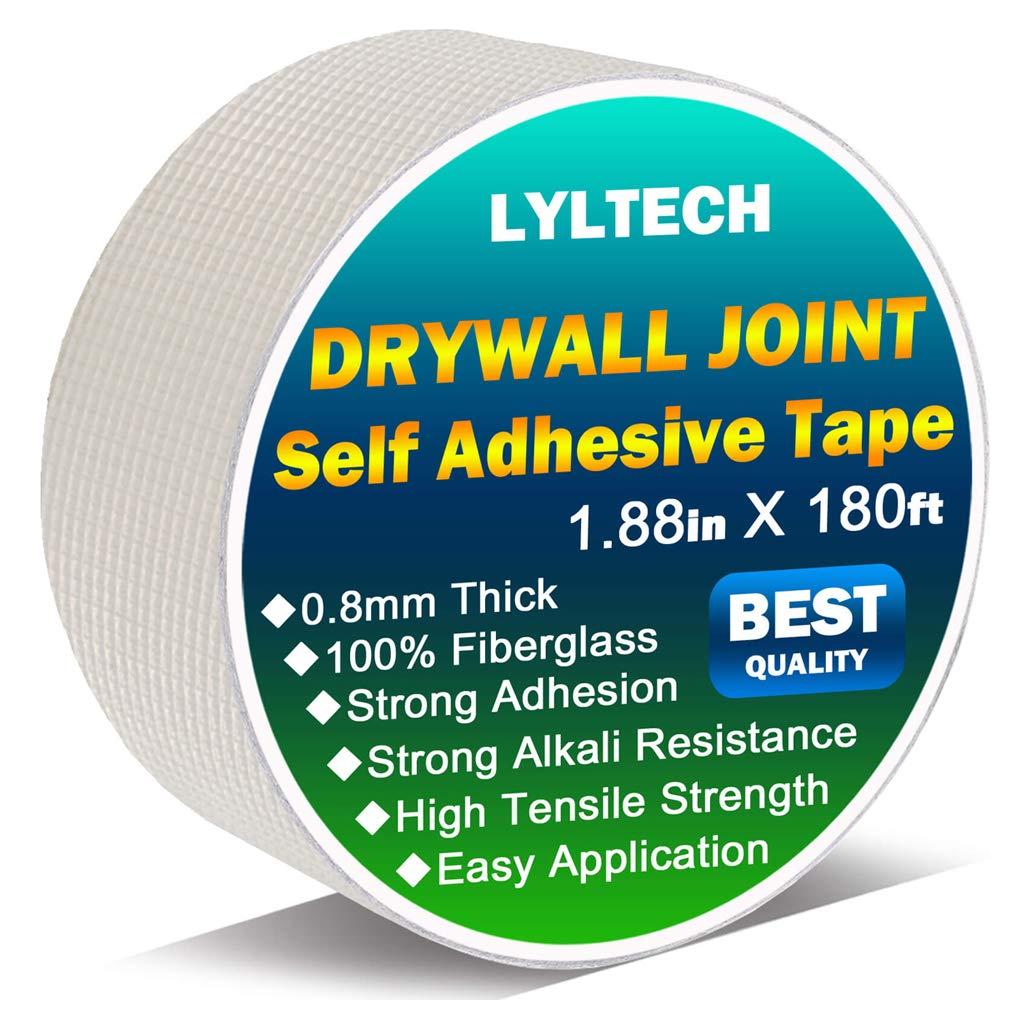 Cinta para Juntas de Drywall LYLTECH 1.88" x 54.86m Fibra de Vidrio