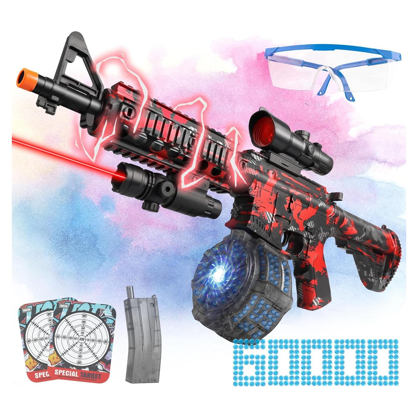 Lanzador de Gel Eléctrico Herisona M4RED-2022 60000 Geles