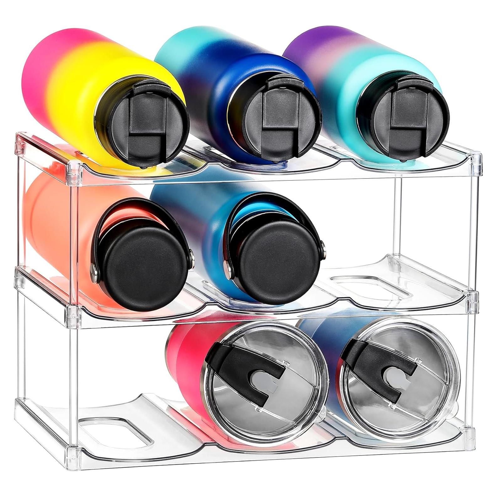 Organizador de Botellas Apilable LANDNEOO 3 Niveles 9 Botellas