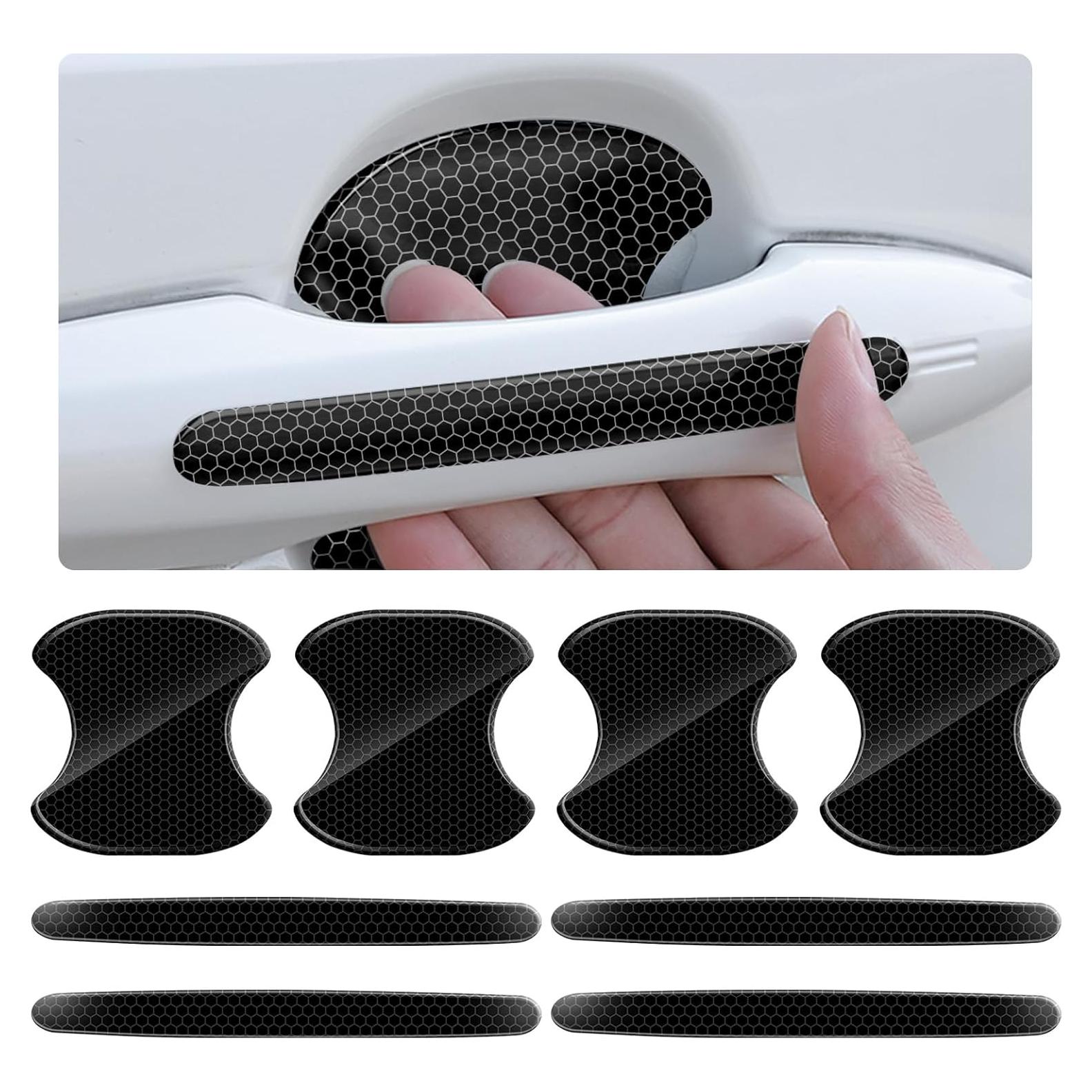 OFBAND Protector de Manija de Puerta de Auto 8 Piezas Reflectante