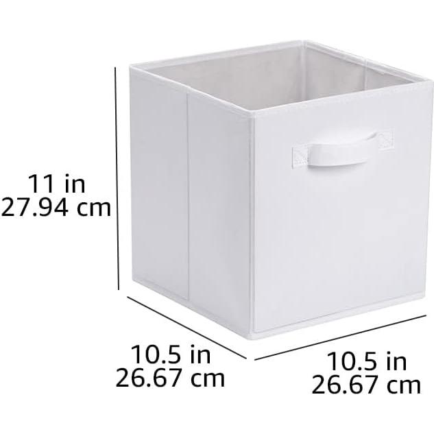 Cajas de Almacenamiento Amazon Basics 6 Piezas Tela Plegable