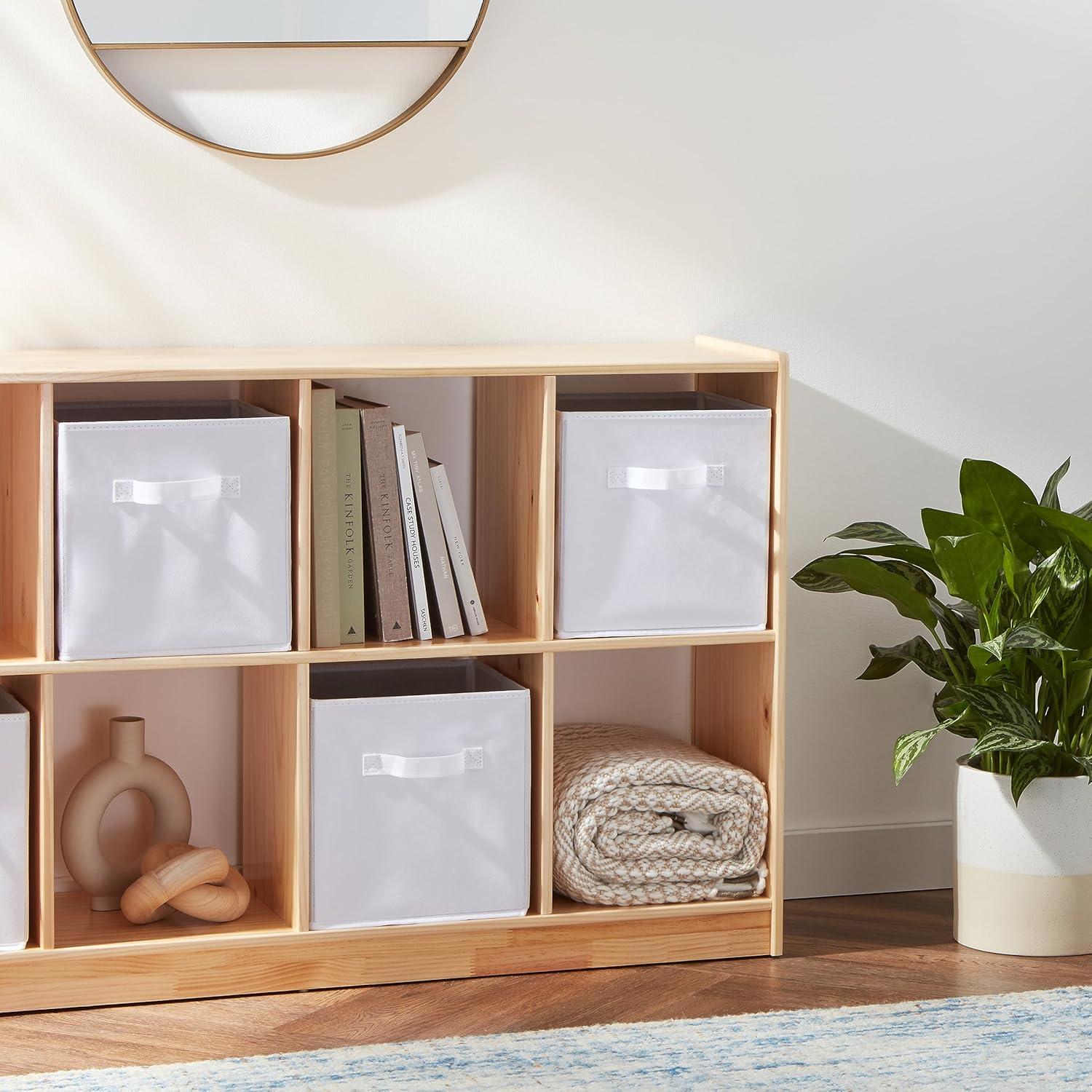 Cajas de Almacenamiento Amazon Basics 6 Piezas Tela Plegable