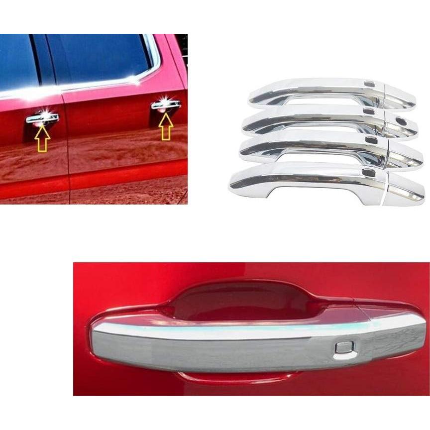 Cubierta de Manija de Puerta Cromo eLoveQ para Chevy 2015-2020