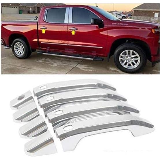 Cubierta de Manija de Puerta Cromo eLoveQ para Chevy 2015-2020