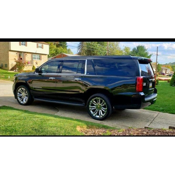 Cubierta de Manija de Puerta Cromo eLoveQ para Chevy 2015-2020