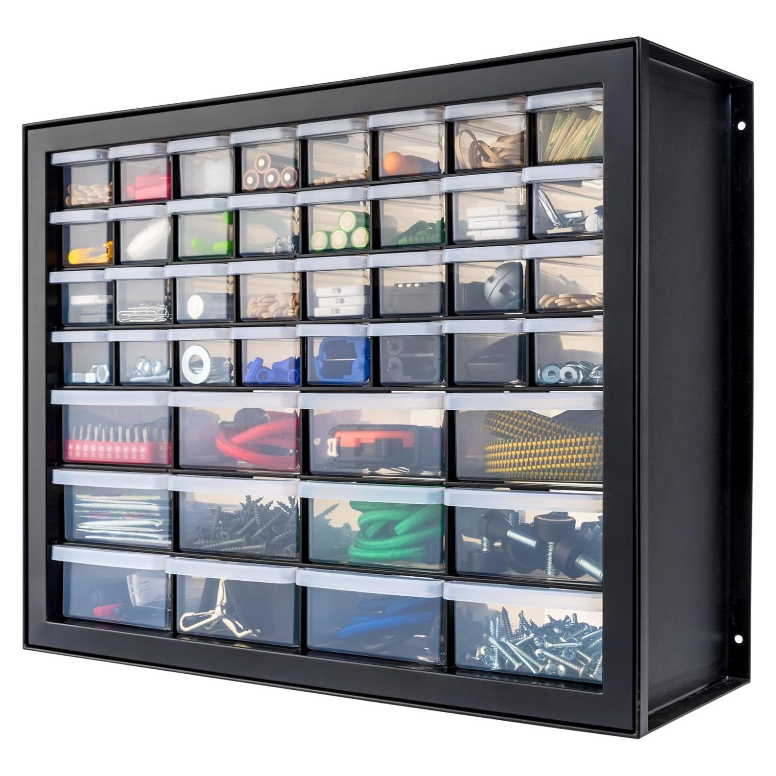 Organizador de Herramientas IRIS USA 44 Cajones Negro