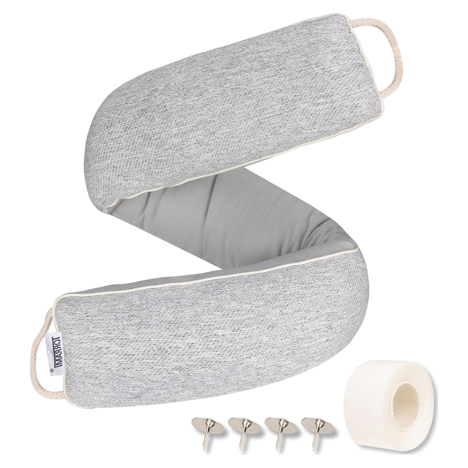 Tapón de Draft TORRAMI 76,2 cm Aislamiento Puertas Gris Claro