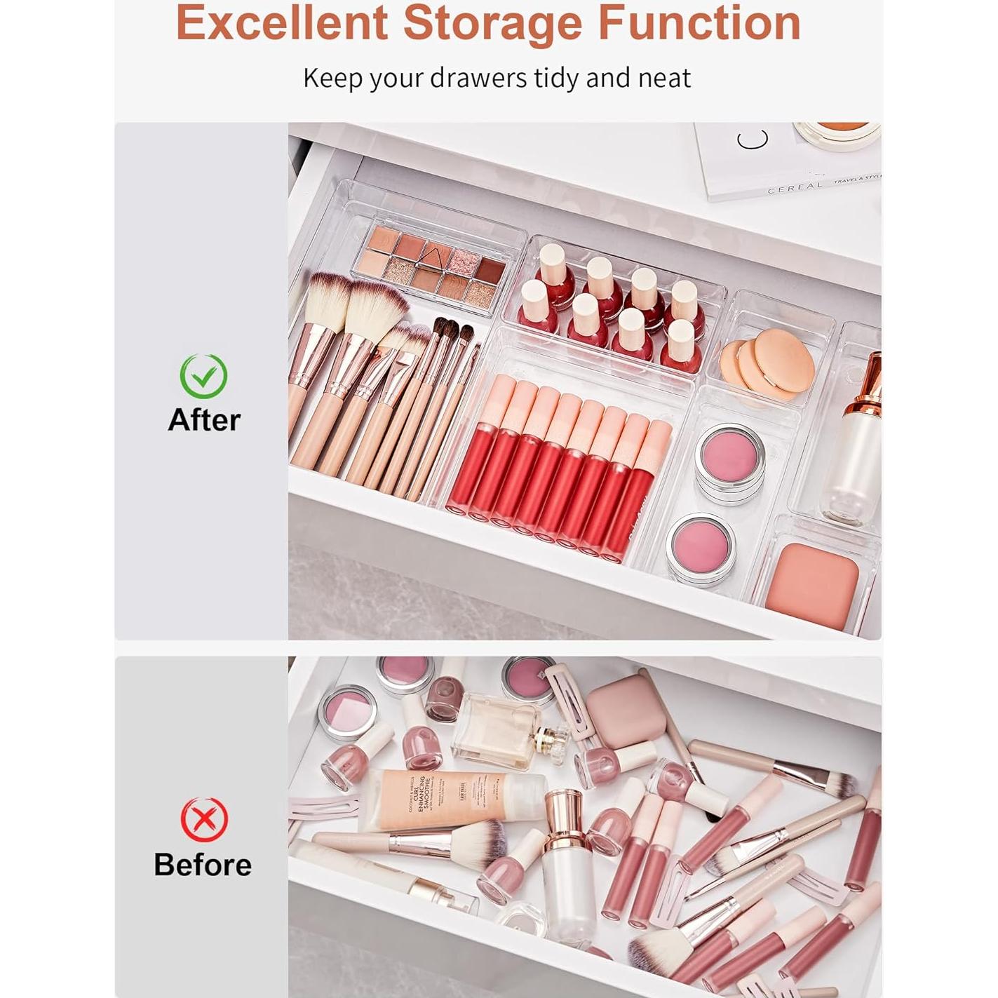 Organizador de Cajón SMARTAKE 7 Piezas Antideslizante