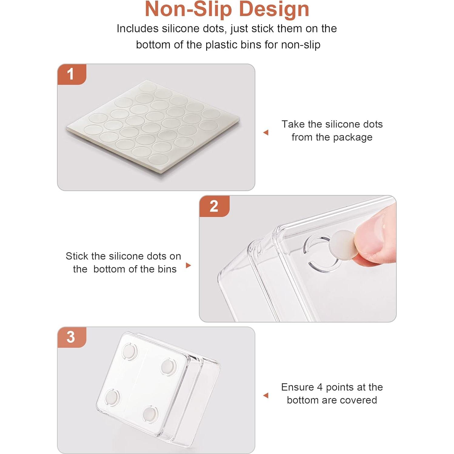 Organizador de Cajón SMARTAKE 7 Piezas Antideslizante