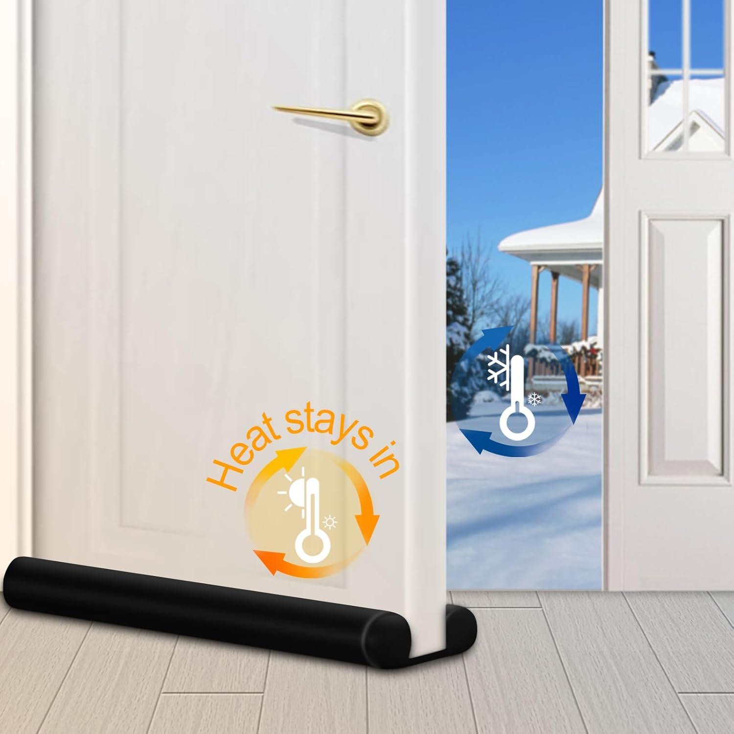 Tapón de Corrientes MAXTID 76.2 cm Negro para Puertas