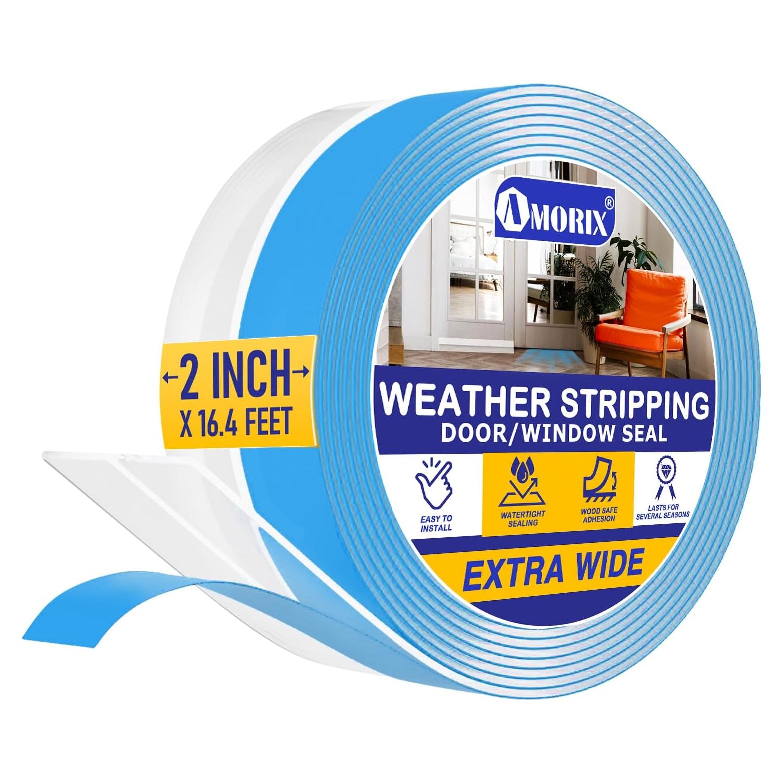 Burlete Autoadhesivo AMORIX 5m x 5cm Silicona Transparente