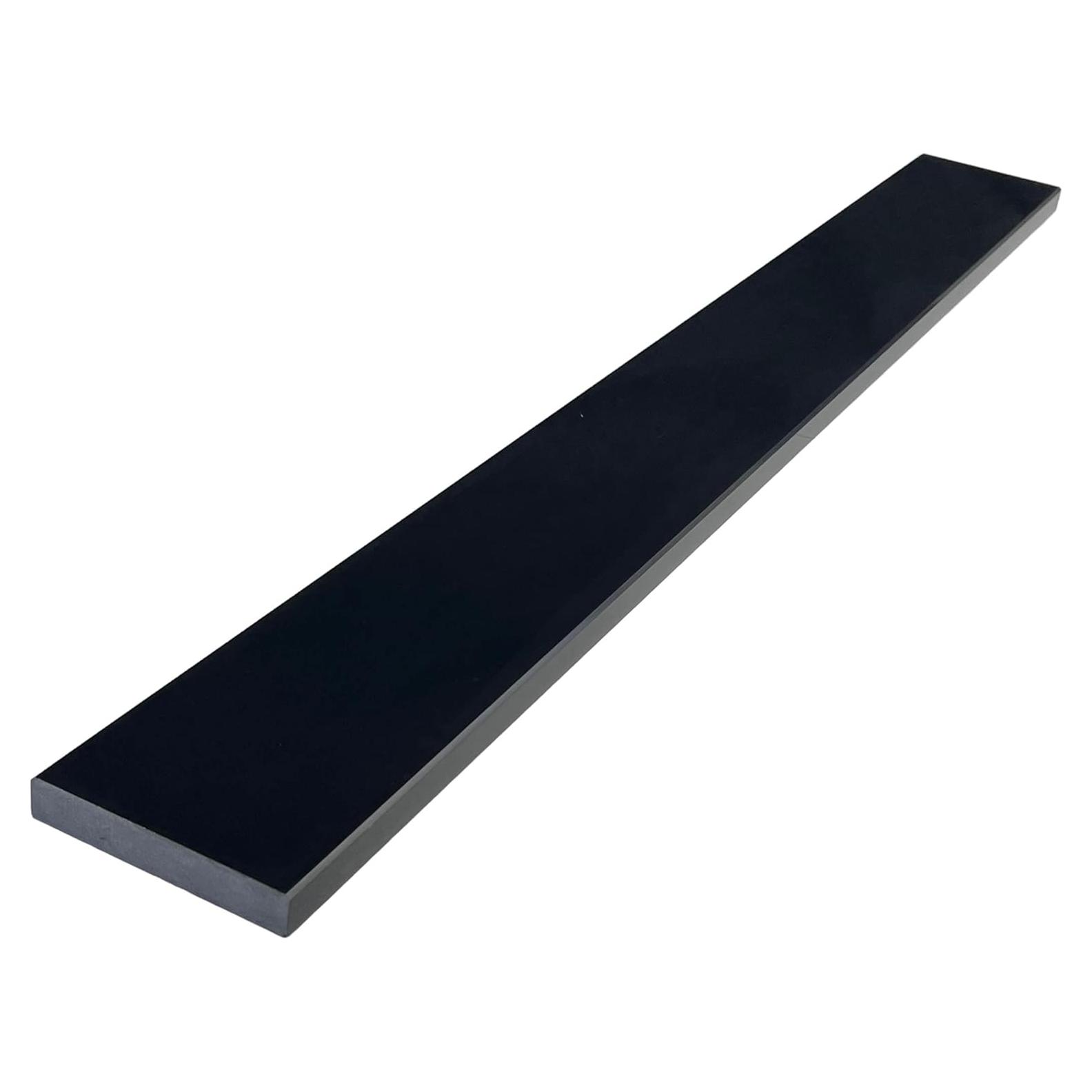 Umbral de Ducha Mármol Ingenierizado Negro 121,92 cm