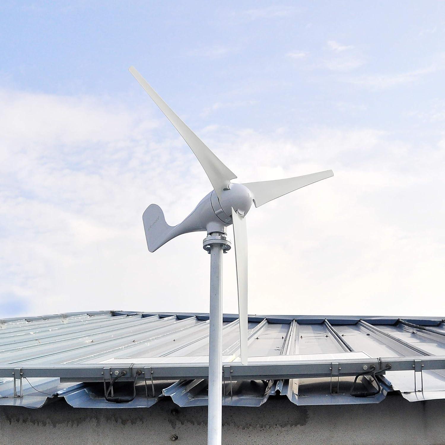 Generador Eólico Pikasola 400W 12V 3 Aspas para Hogar