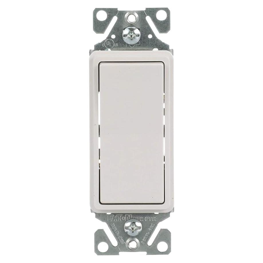 Interruptor de Palanca Eaton 7503W 15A 120/277V Blanco