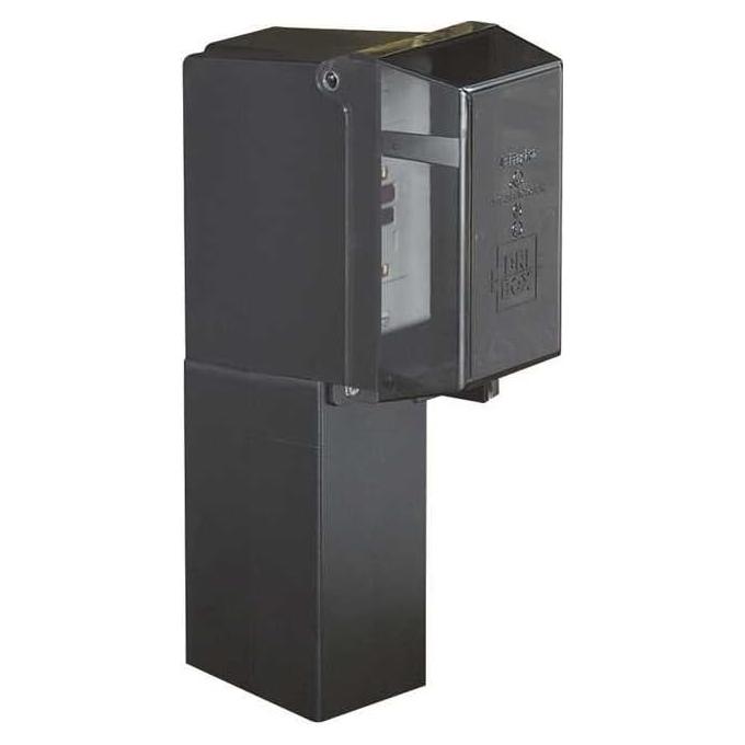 Post de Iluminación Exterior Arlington GPD19B-1 Negro 49.5 cm