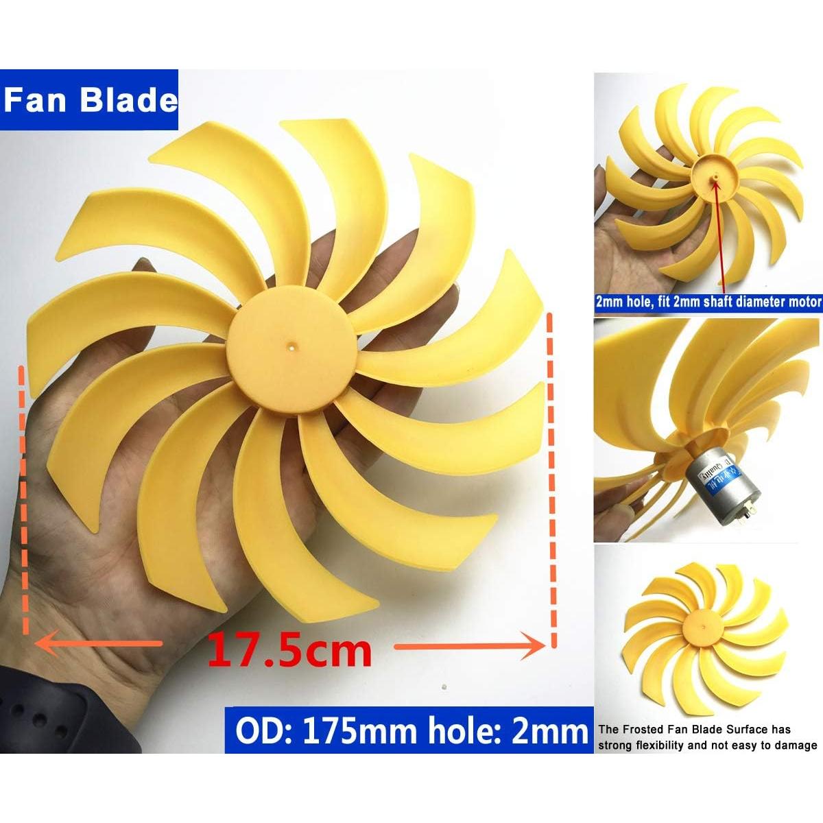 Generador Eólico QINIZX Kit DIY Luz LED 5V 5W