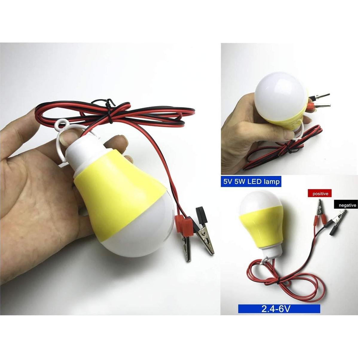 Generador Eólico QINIZX Kit DIY Luz LED 5V 5W