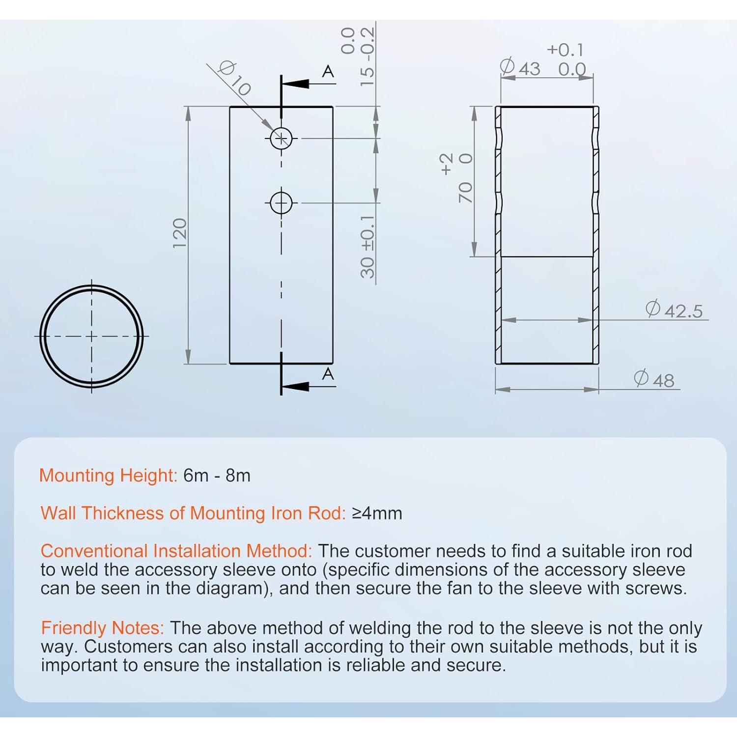 Generador Eólico VEVOR 500W 12V 3 Aspas Controlador MPPT