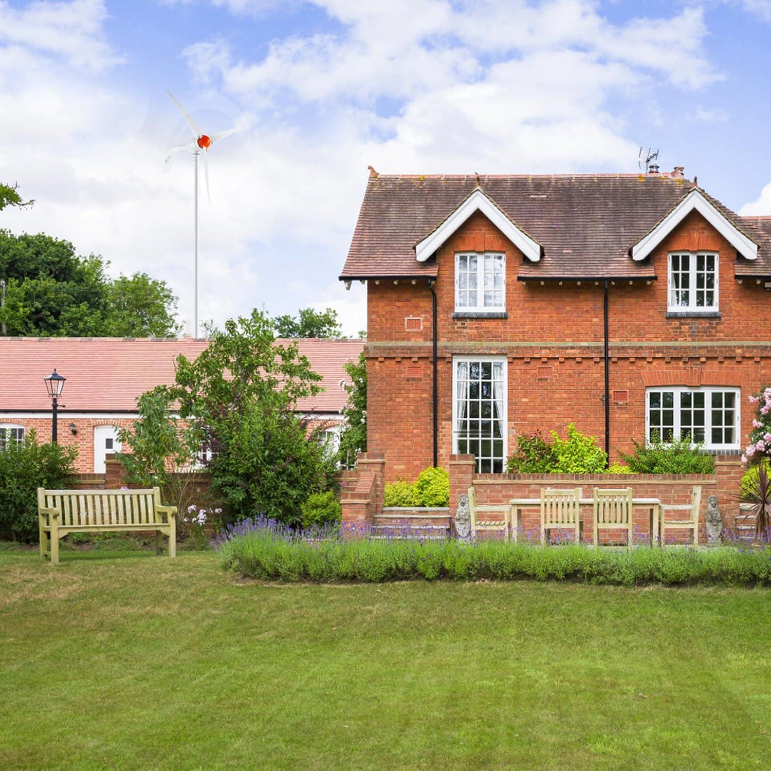 Generador Eólico VEVOR 500W 12V 3 Aspas Controlador MPPT