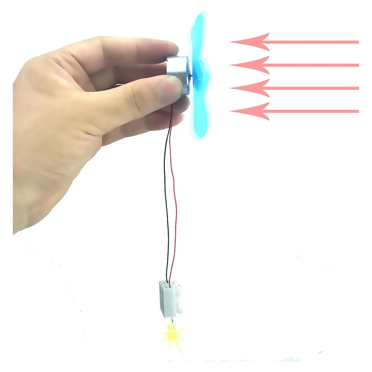 Generador de Turbina Eólica EUDAX Micro Motor 3V-12V