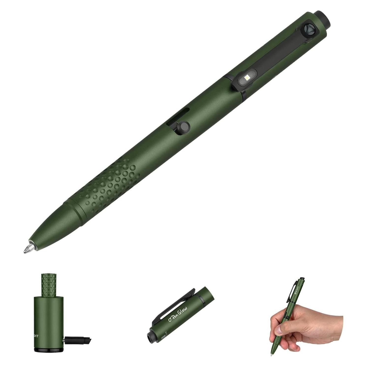 Linterna LED Olight O'Pen Glow Verde 120 Lúmenes Recargable
