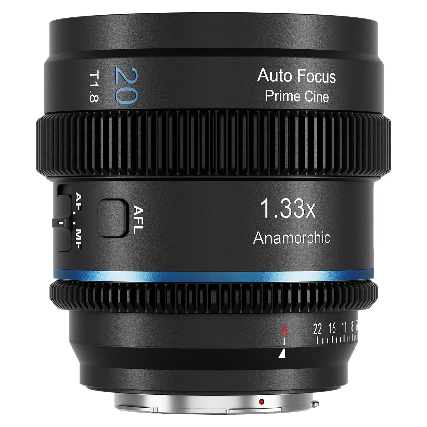 Lente Anamórfica SIRUI 20mm T1.8 para Nikon Z - Autofocus