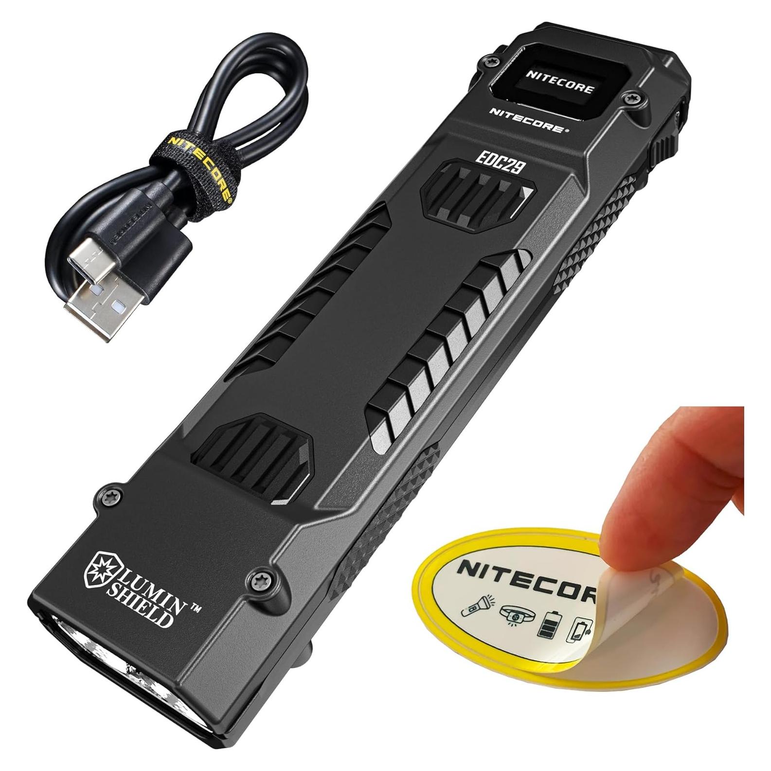 Linterna táctica Nitecore EDC29 6500 lúmenes recargable USB-C