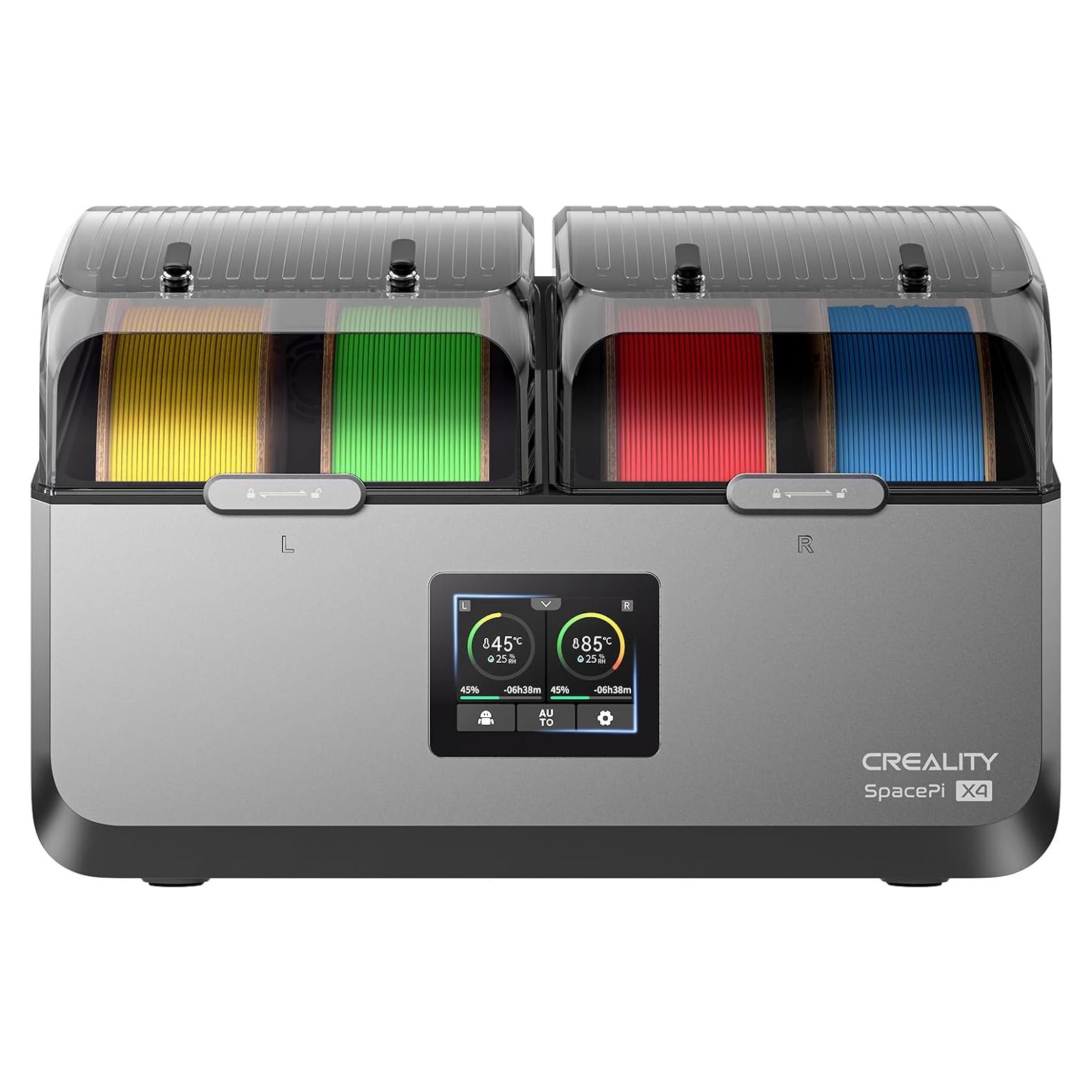 Secador de Filamento Creality Space Pi X4 4 Bobinas 85°C