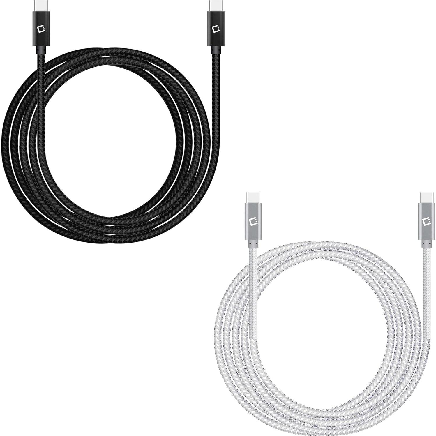 Cable USB-C Dual 60W Rápido Compatible Xiaomi Mi 9 Pro 5G