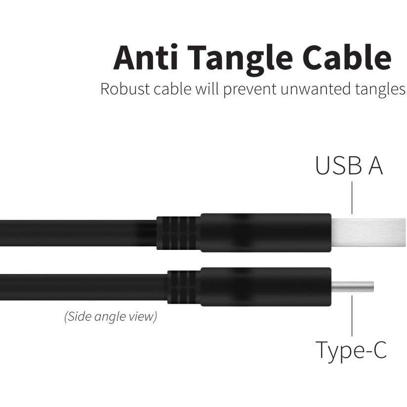 Cable USB 3.0 Tipo-C Big-E 1M 25W Carga Rápida 5Gbps