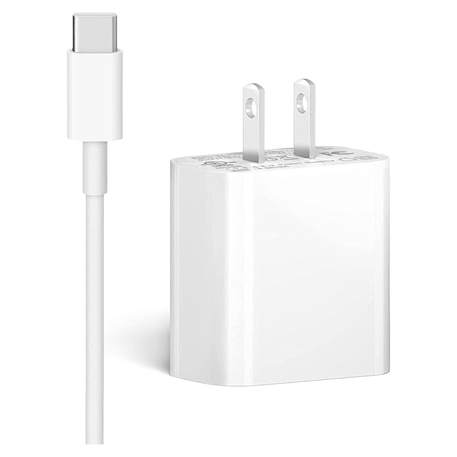 Cargador Rápido USB-C 18W UrbanX con Cable 2m para Xiaomi y Pixel