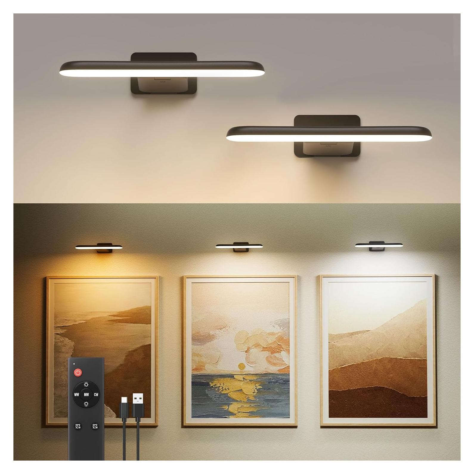 Luces LED Recargables FULEN 2 Paquete Control Remoto