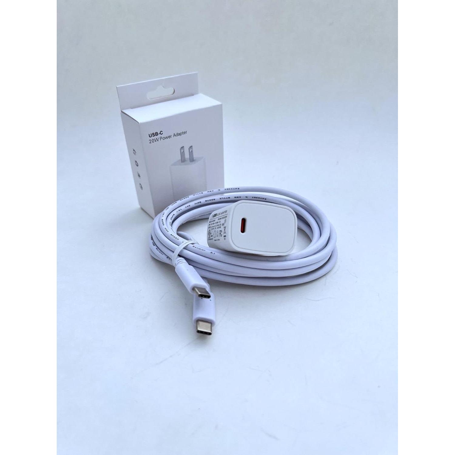 Wall Charger+10FT-USB-C-to-C Cable Compatible with Tribit StormBox Micro 2 Speaker
