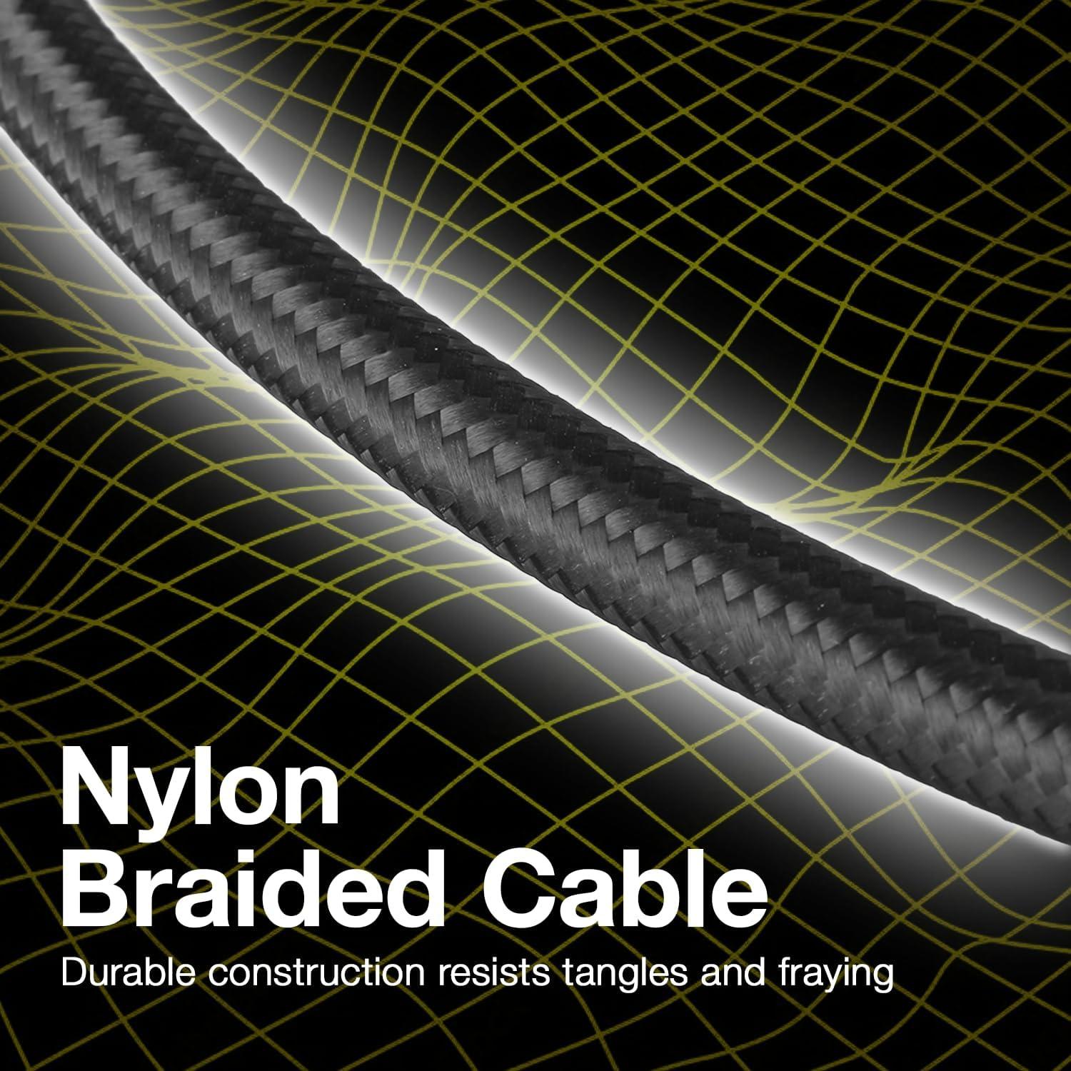 Cable BoxWave USB-C a USB-C 3m 100W Carga Rápida Nylon