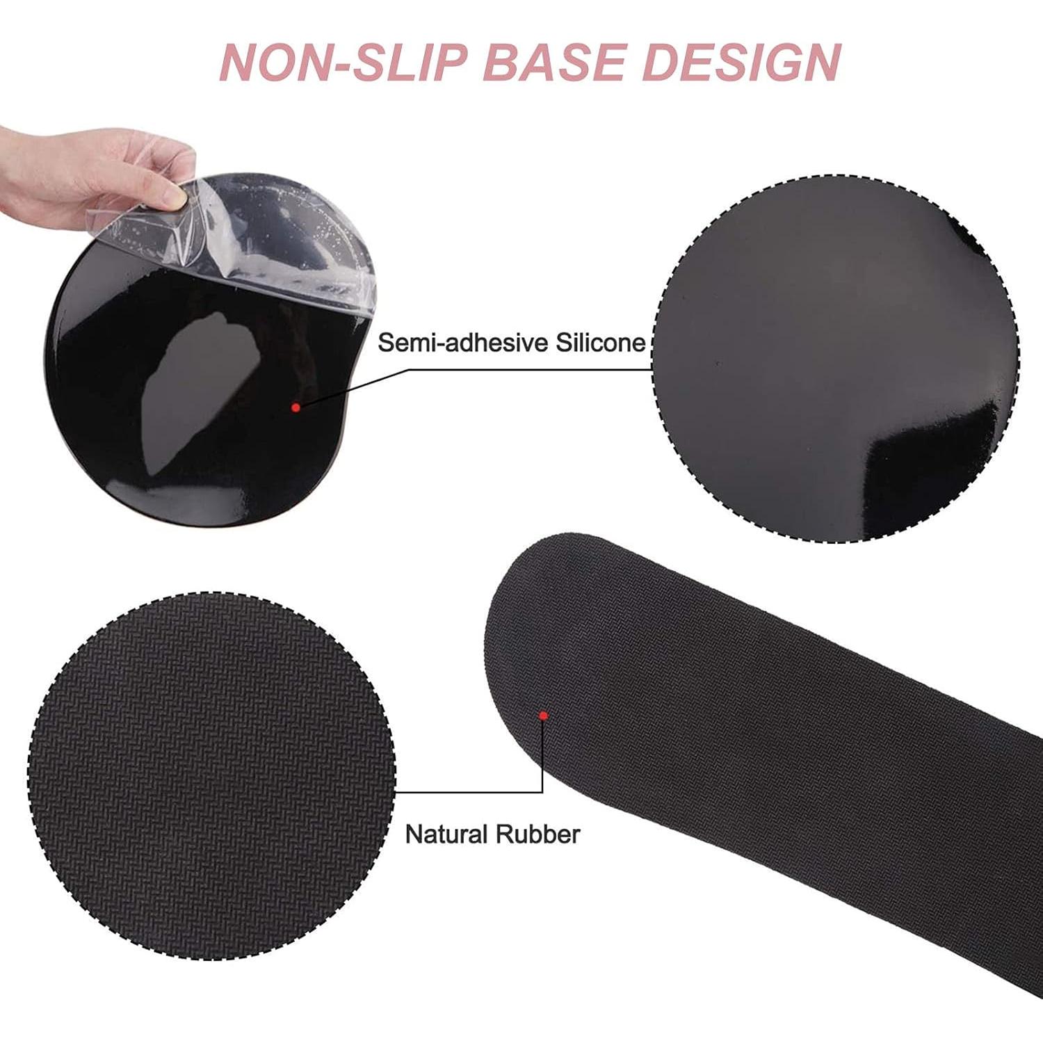 ArtSo Reposamuñecas Ergonómico y Alfombrilla de Ratón Rosa