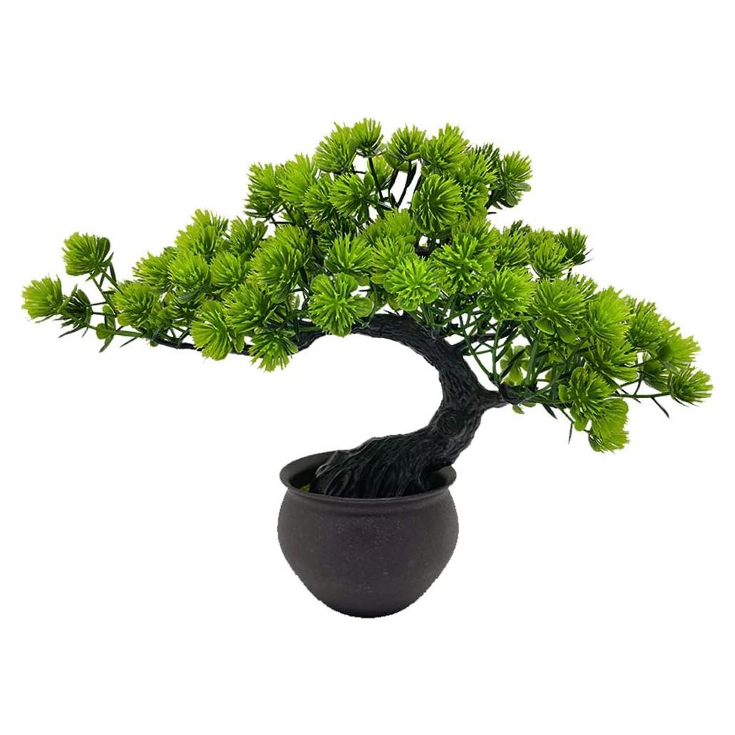 Bonsái Artificial Fycooler 33 cm Decoración Verde