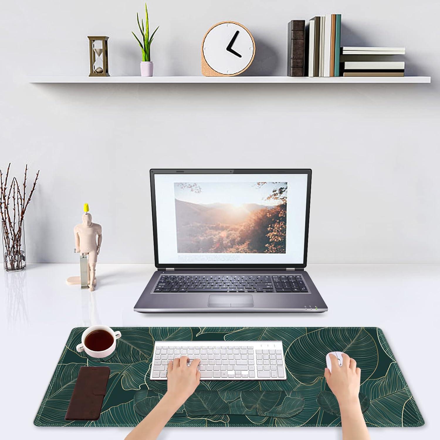 DINKY Conjunto Alfombrilla Teclado y Ratón Ergonómico 4 Pcs