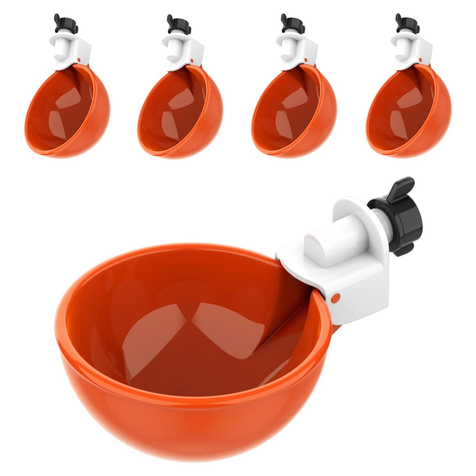 Paquete de 5 Tazas Automáticas de Agua Lil Clucker 7,62 cm