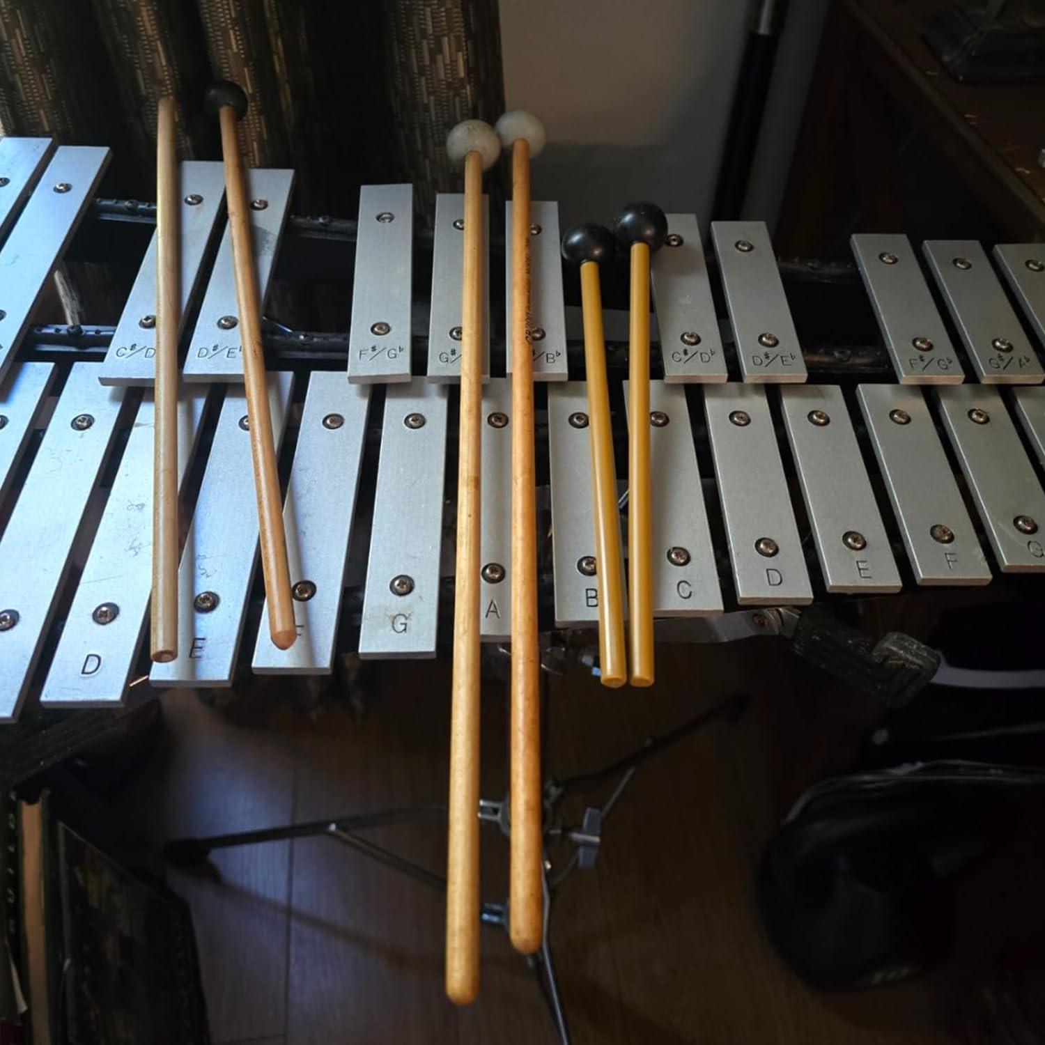 Mallets de Percusión de Goma 2 Pcs LAN-MC 20,32 cm