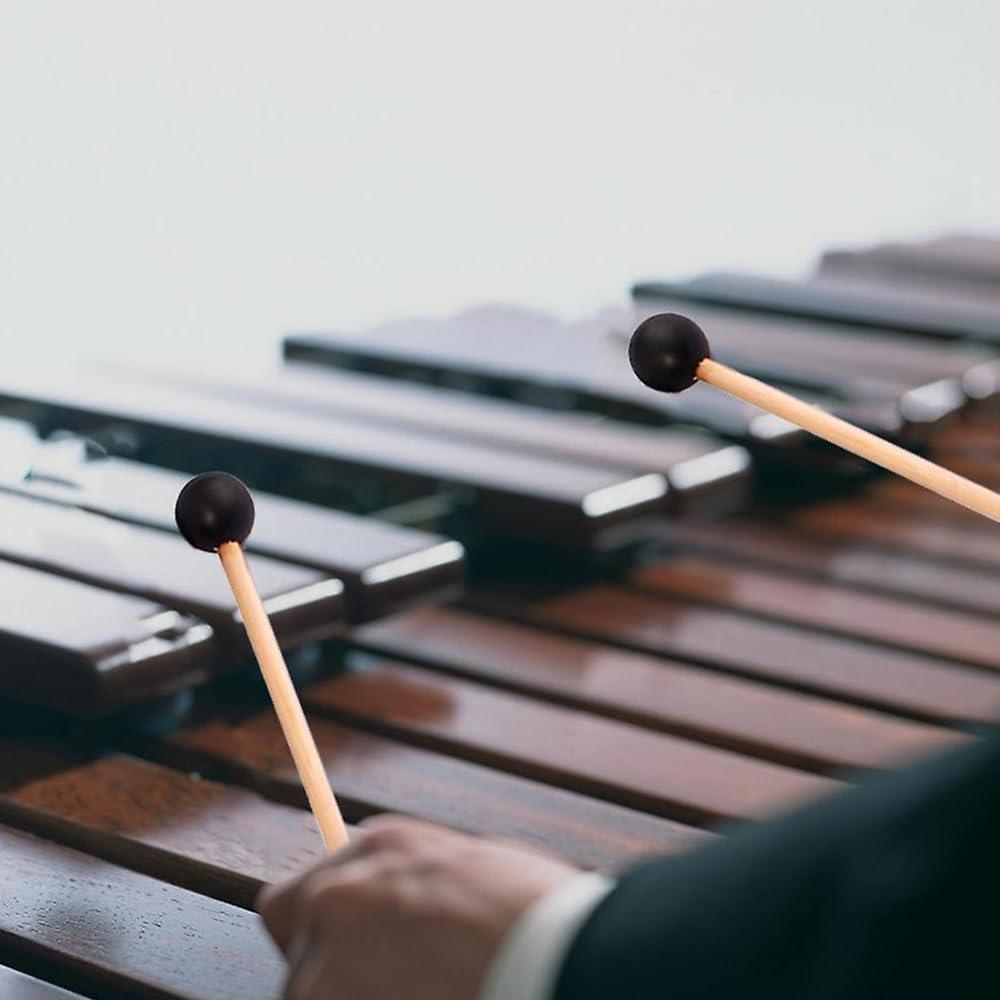 Mallets de Percusión de Goma 2 Pcs LAN-MC 20,32 cm