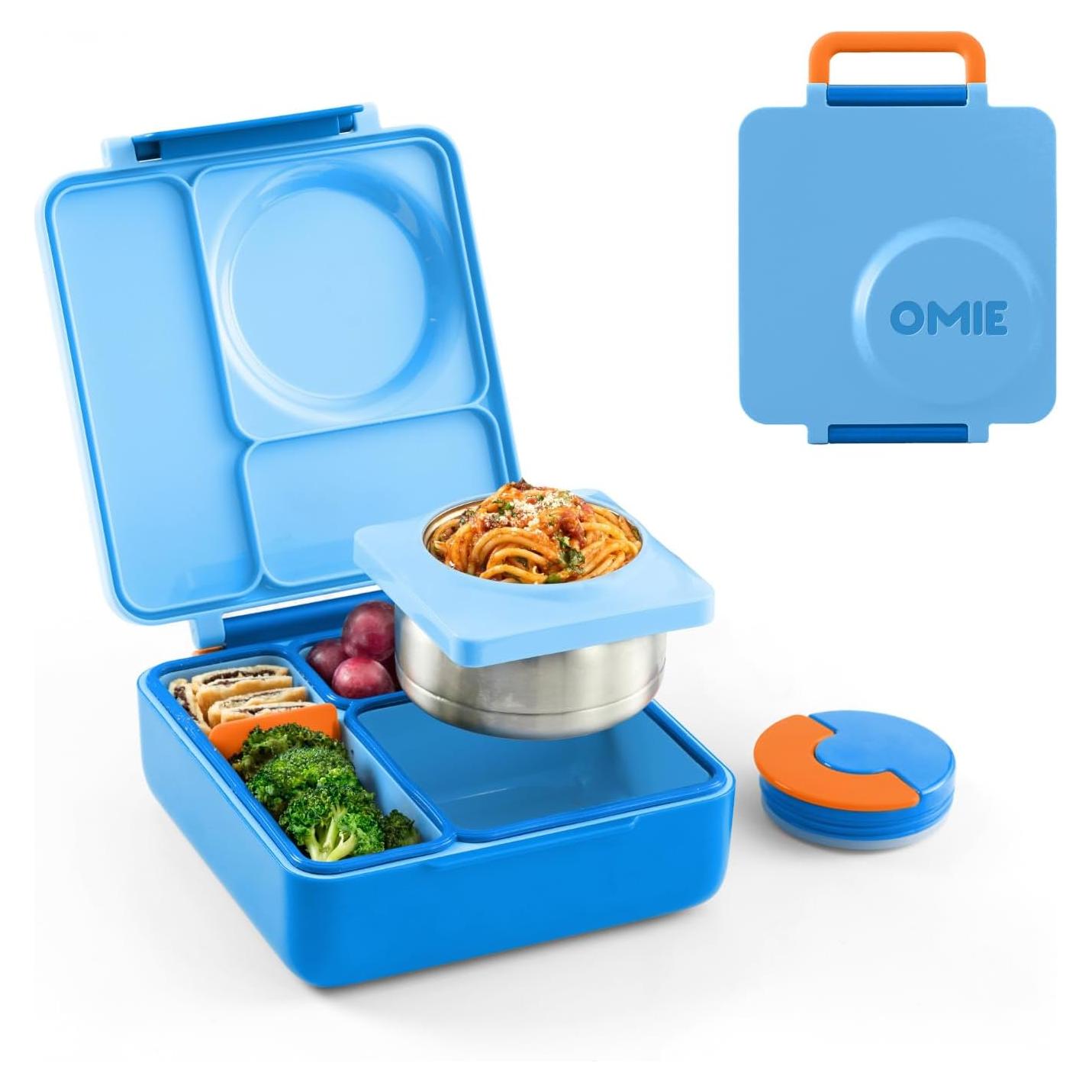 Omie OmieBox Bento Box Niños 3 Compartimentos Cielo Azul
