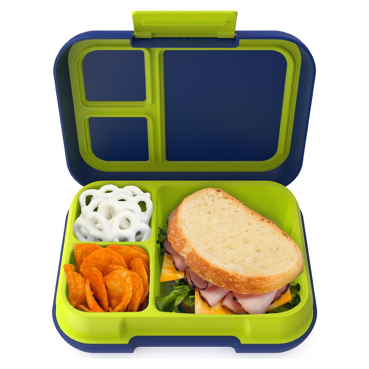 Bentgo Pop Caja Almuerzo 5 Tazas Azul Marino/Chartreuse