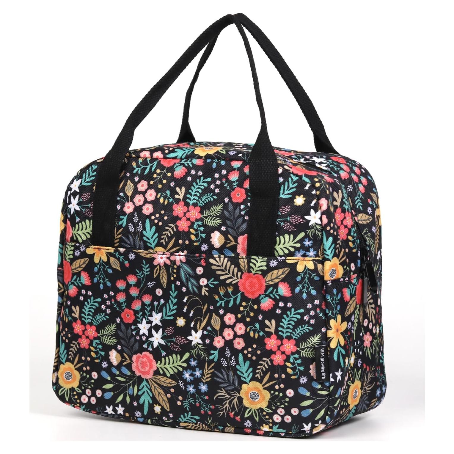 Bolsa de Almuerzo VLM Floral Aislada 8L Reutilizable