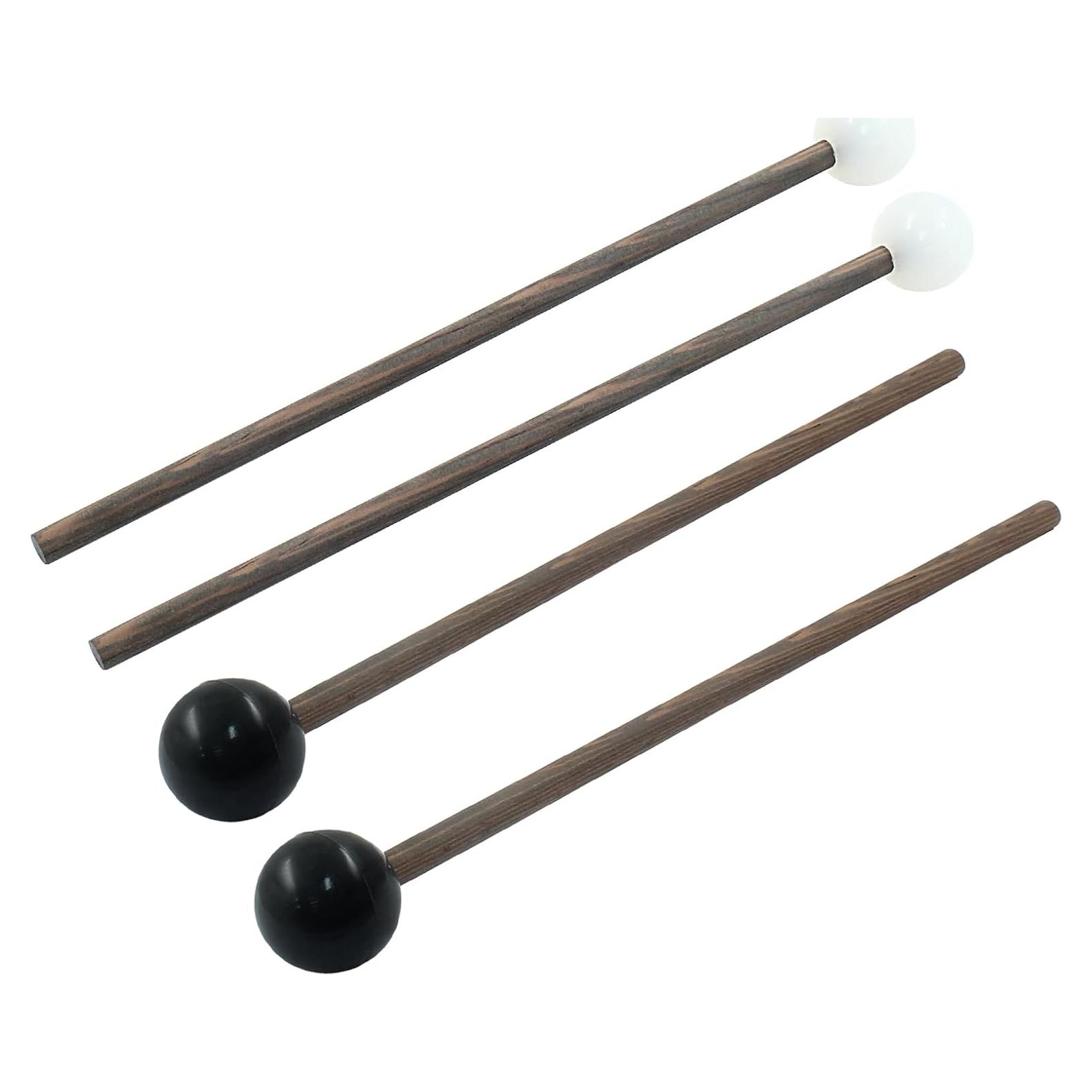 Mallet de Tambor de Lengua de Acero Waziaqoc 2 Pcs 17,19 cm