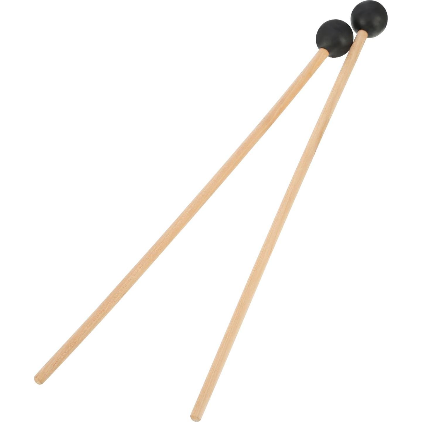 Mallets de Campana Shappy, 1 par, Mango de Madera 38 cm