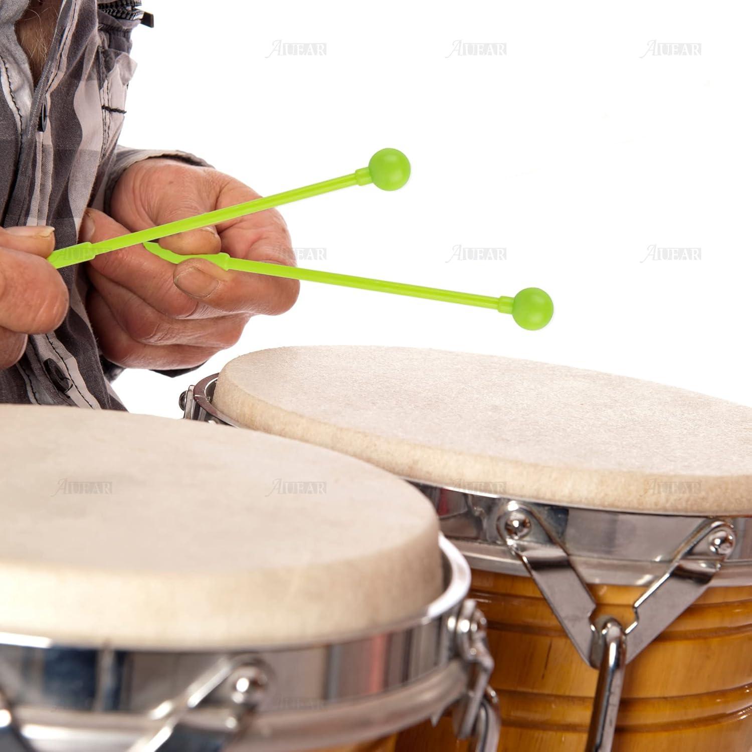 Paquete de 10 Martillos de Percusión AUEAR 20 cm Verde