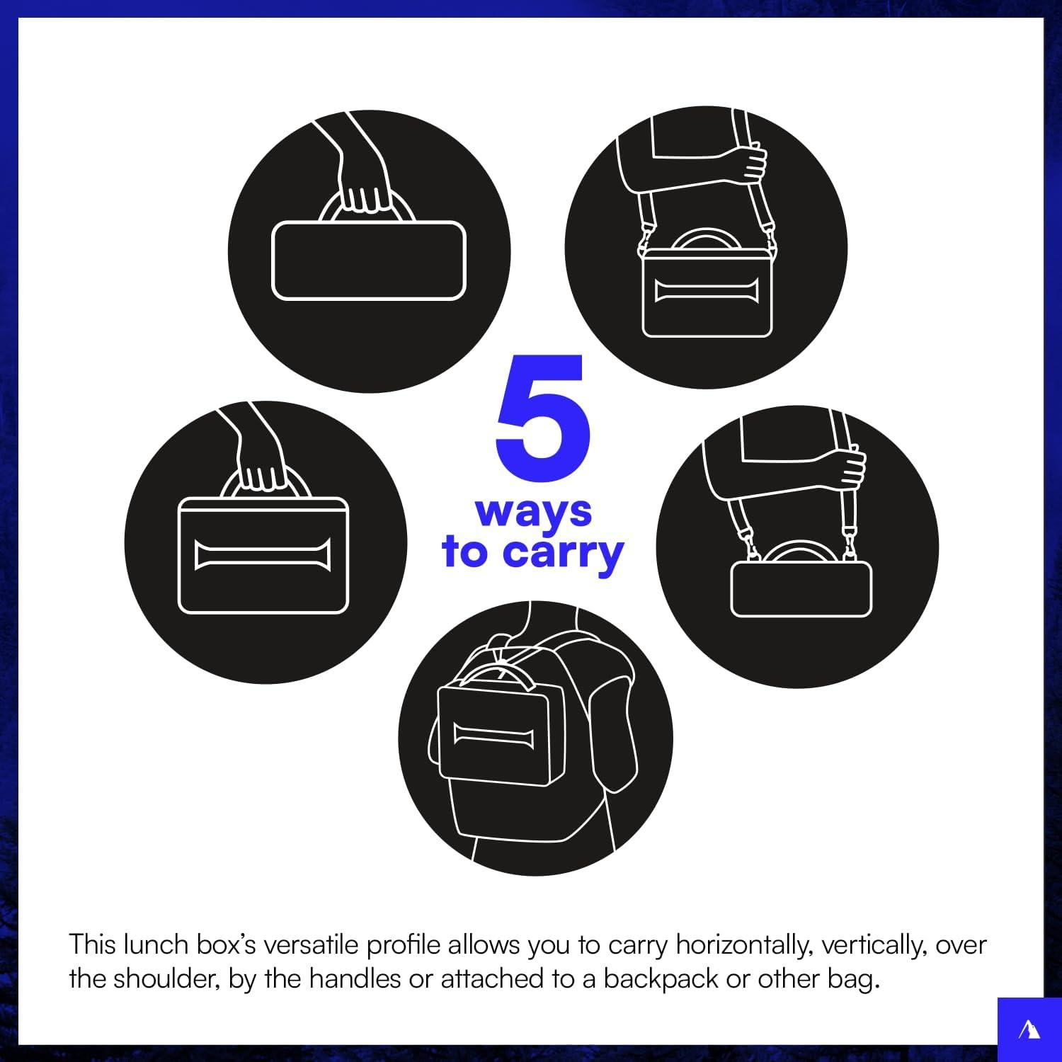 Caja de Almuerzo Aislada Titan Arctic Zone Azul 3.13kg